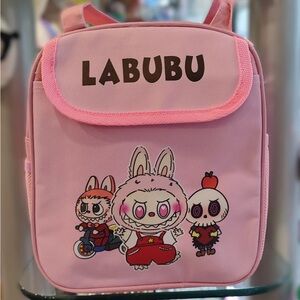 Labubu Pink Character Backpack